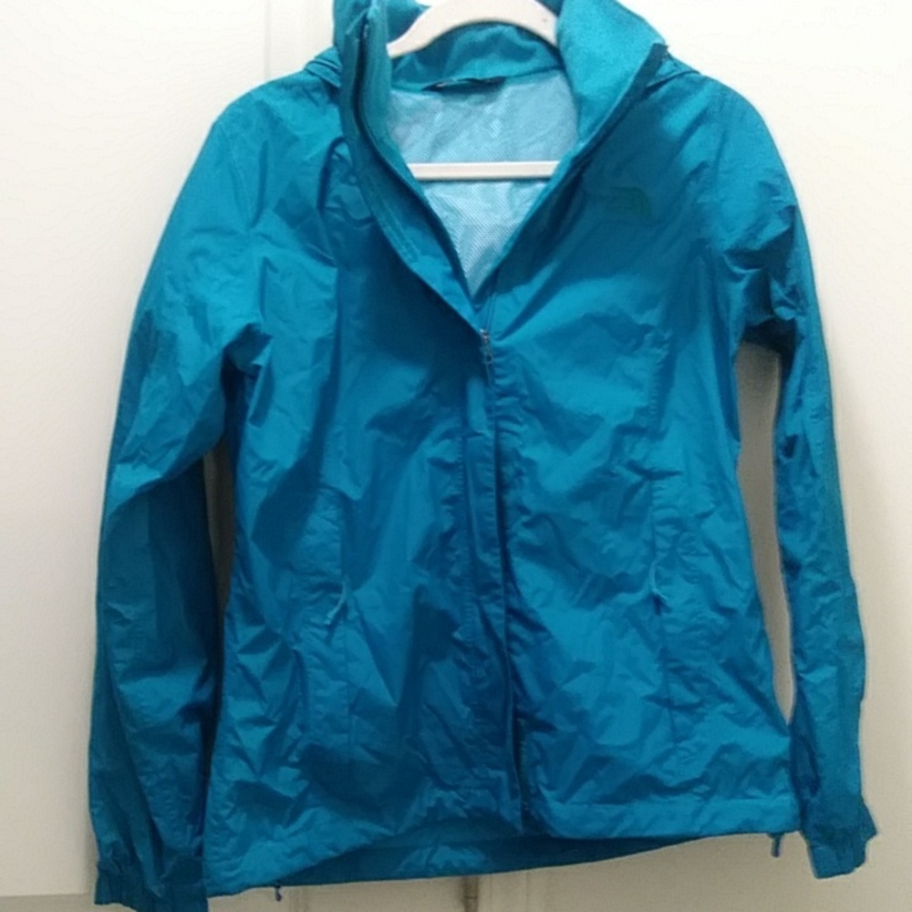 North Face  enamel blue jacket
